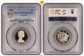 1982 10C PR70DCAM