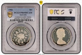 1982 50C Commonwealth Games PR69DCAM