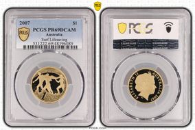 2007 $1 Surf Lifesaving PR69DCAM