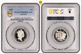 1987 10C PR68DCAM