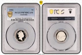 1991 5C PR70DCAM