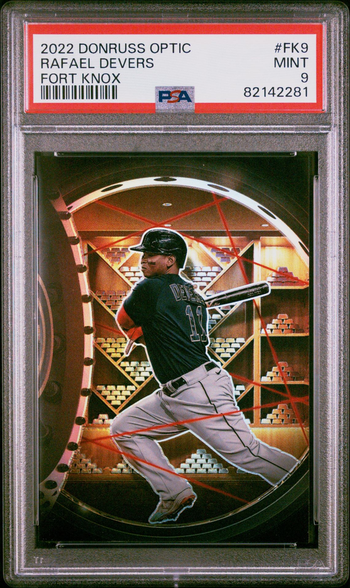 2022 Panini PANINI DONRUSS OPTIC FORT KNOX #FK9 Rafael Devers front