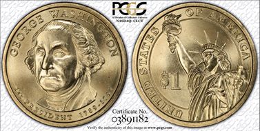 2007-P $1 I - Position B - First Day of Issue MS67