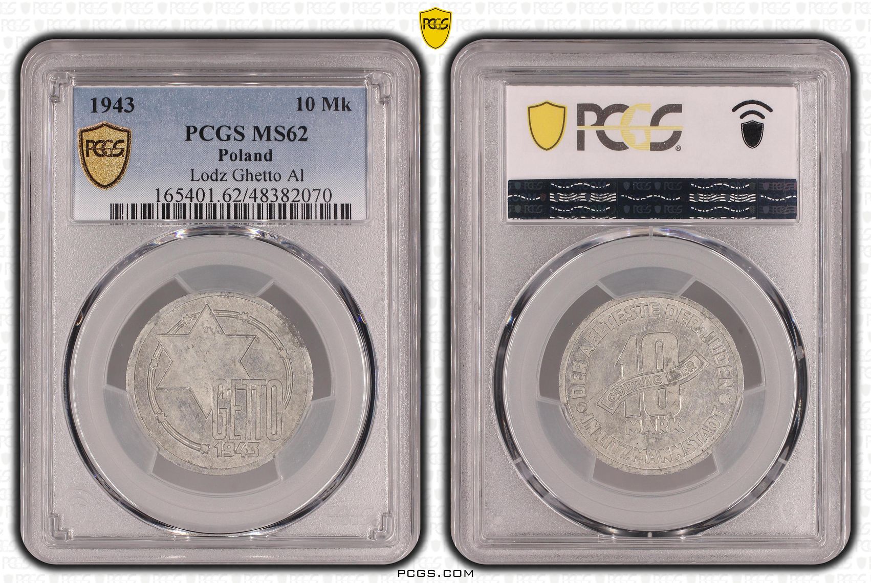 PCGS Certificate Verification Coin Details For Cert #48382070