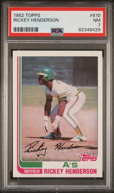 1986 Topps #500 Rickey Henderson NM-MT Yankees