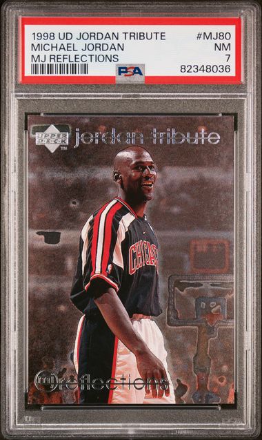 1998 Upper Deck Jordan Tribute MJ Reflections #MJ80 Michael Jordan