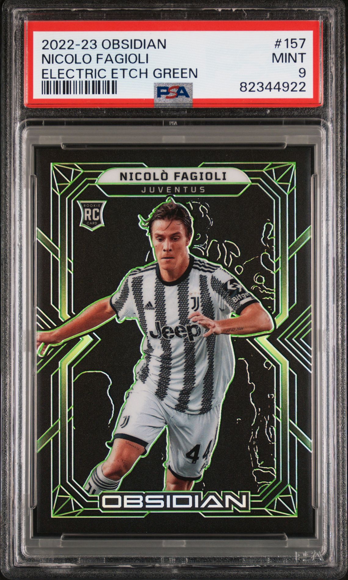 2022-23 Panini Panini Obsidian #157 Nicolo Fagioli front