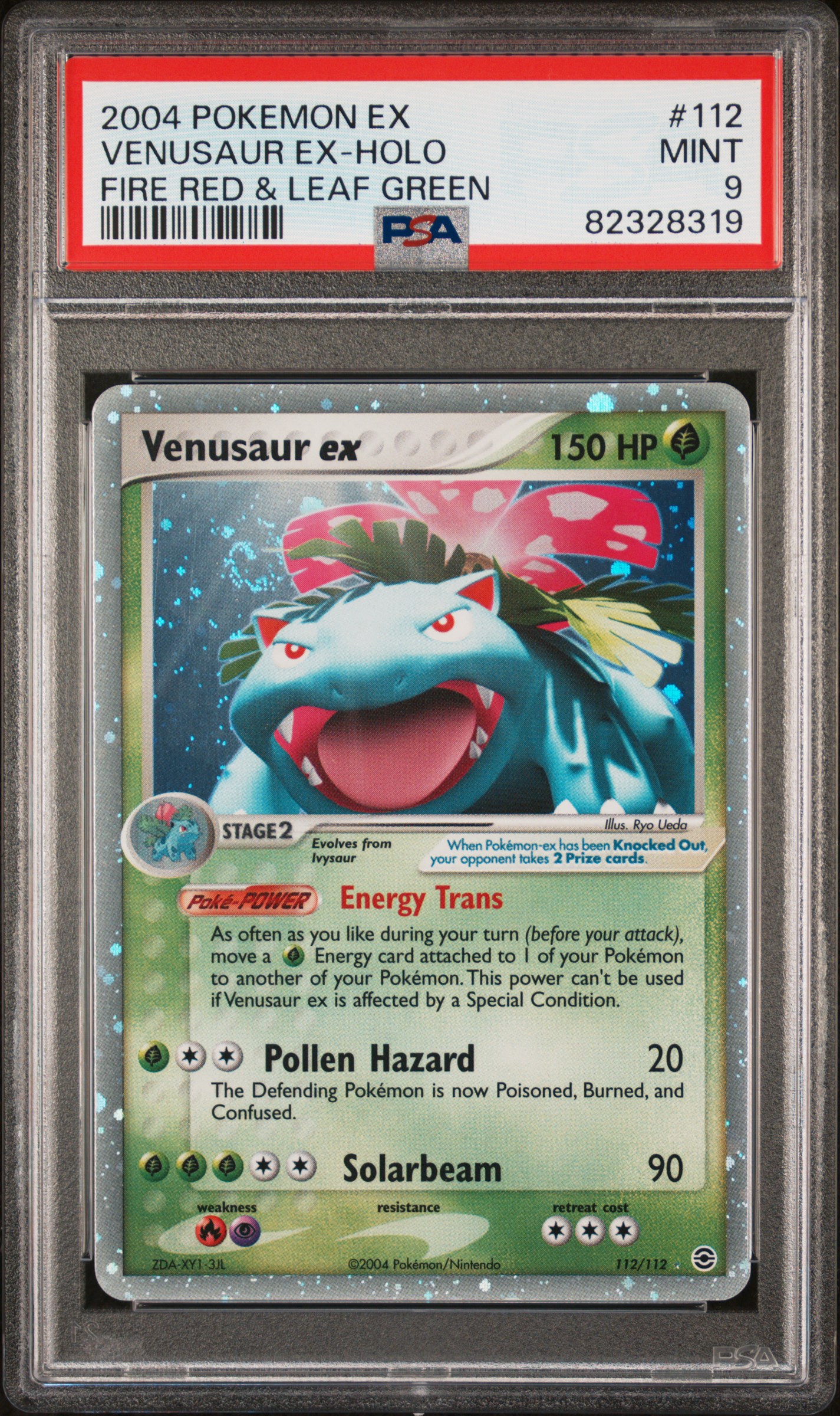 Venusaur ex 2004 EX FireRed & LeafGreen 112/112 Holo PSA 9 Price