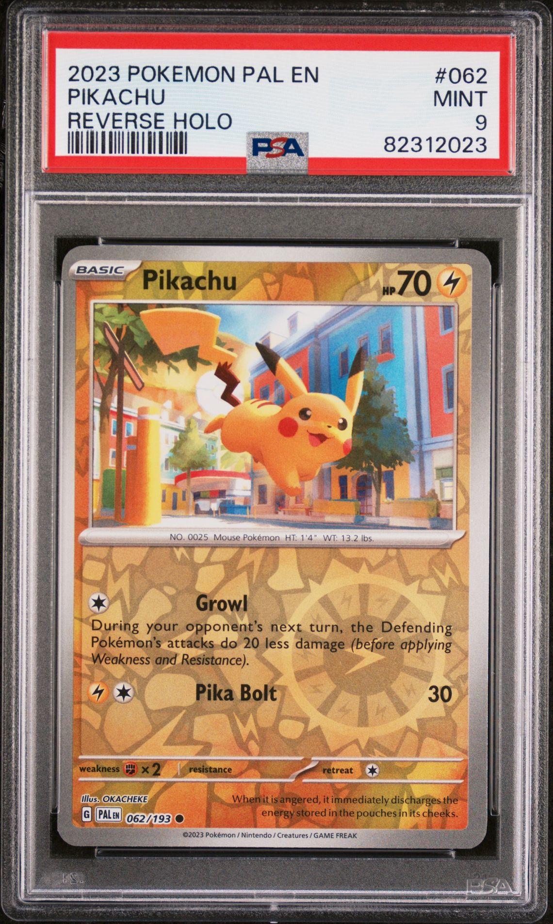 2023 Pokemon #062 Pikachu front