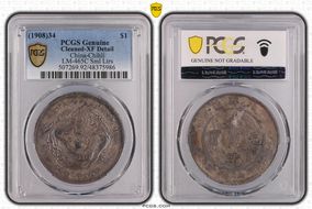 (1908)34 $1 LM-465C Sml Ltrs N1