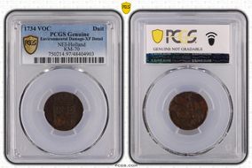 1734 VOC Duit KM-70 N1BN