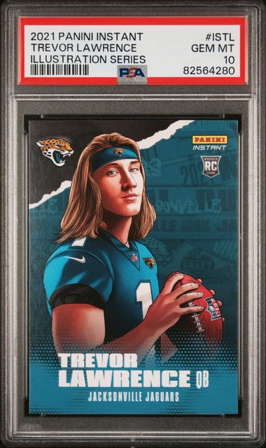 2021 Panini ILLUSTRATION SERIES #ISTL Trevor Lawrence front