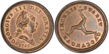 1786 1/2D Prid-31 KM-8 Engrailed Edge MS63RB