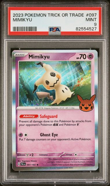 Mimikyu Pokemon Card Holo 2020 Trick Or Trade Halloween Special