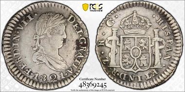 1821-Z RG 1/2 R ZM.11.3b Bust B DEI. 3 Dots XF40