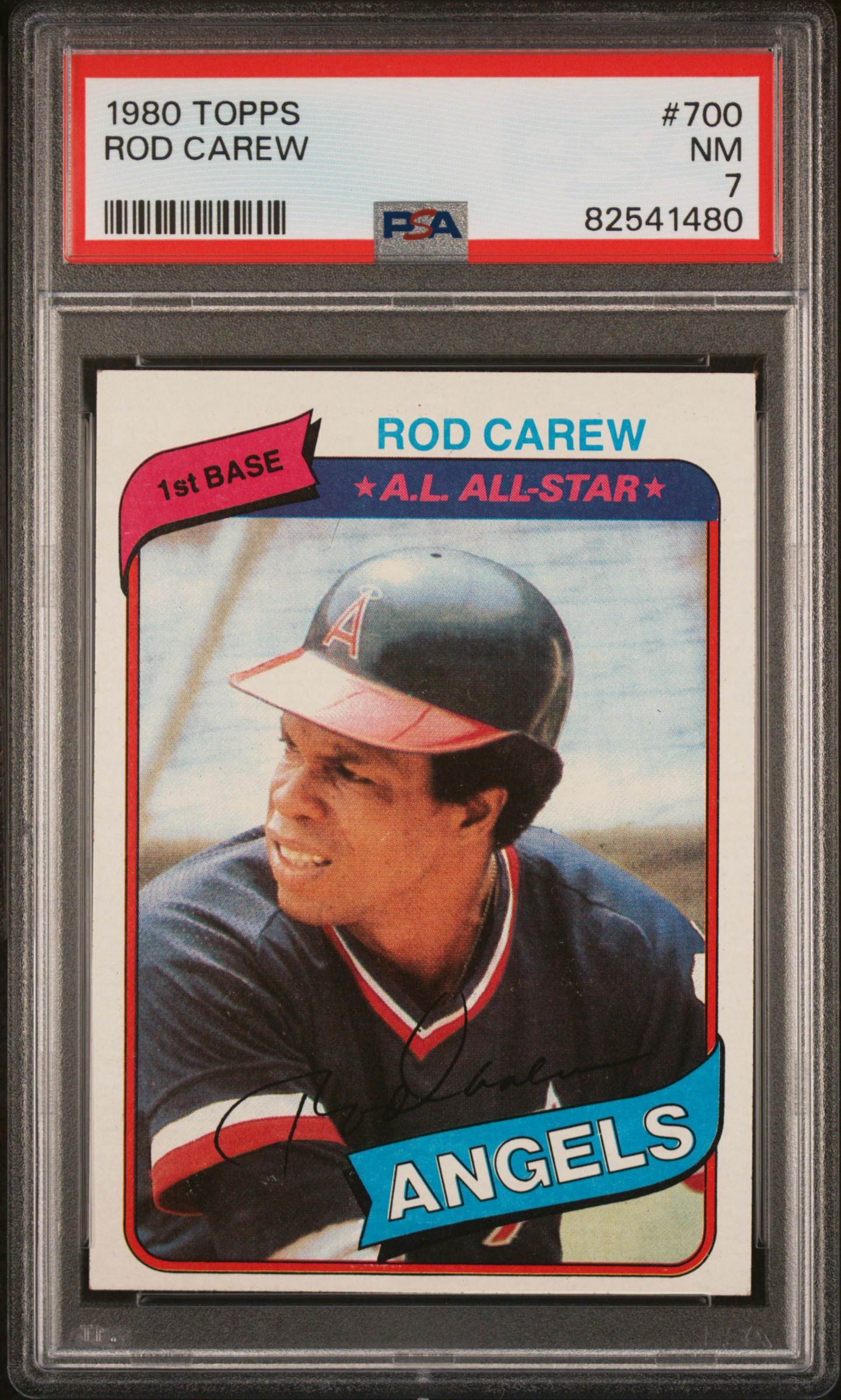 1980 Topps #700 Rod Carew – PSA NM 7
