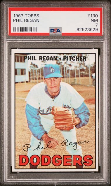 1967 Topps #130 Phil Regan front