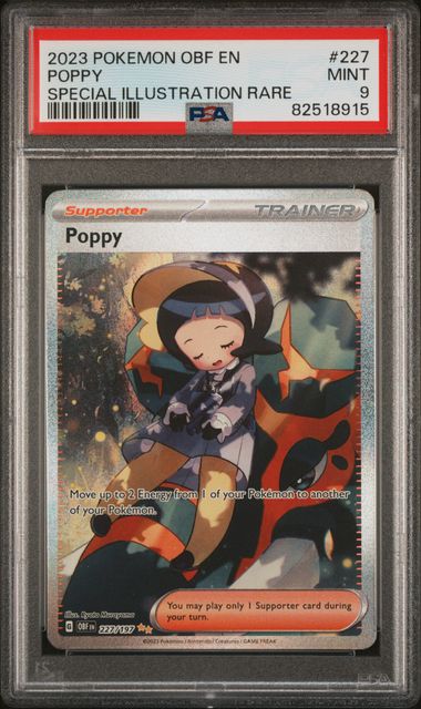 Poppy 2023 Pokemon Obsidian Flames 227 Special Illustration Rare