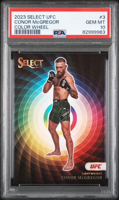 2023 Panini Select Ufc Color Wheel Conor Mcgregor #3 Gem Mt 10 front
