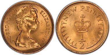 1980 1/2P S-A1 New Penny MS66RD