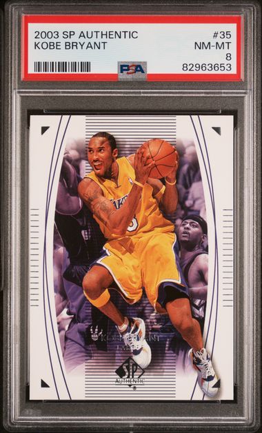 2003 SP Authentic #35 Kobe Bryant – PSA NM-MT 8 on Goldin Auctions