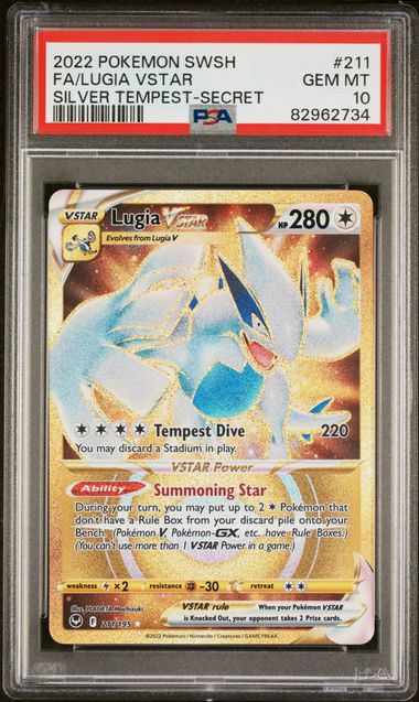 Lugia V - Sword & Shield: Silver Tempest - Pokemon