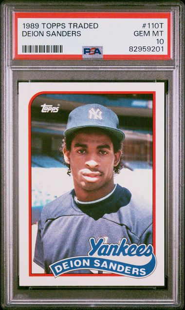 1989 Topps #110T Deion Sanders front