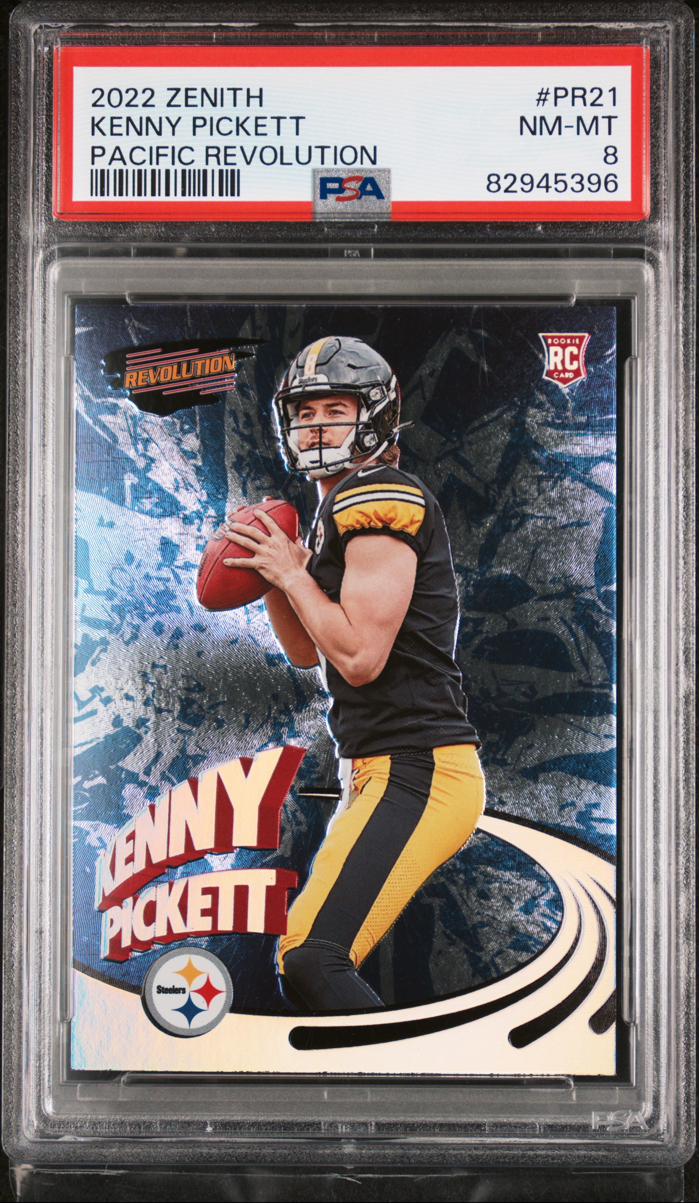 Kenny Pickett 2022 Zenith PR21 Pacific Revolution PSA 8 Price Guide