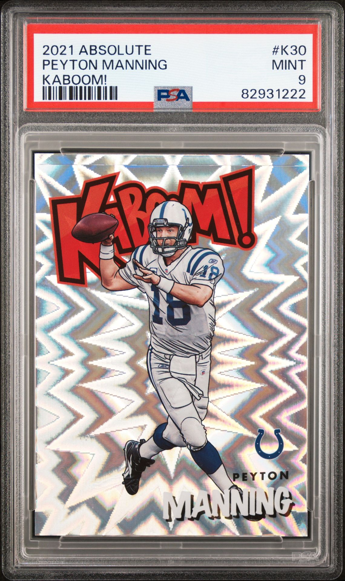 2021 Panini PANINI ABSOLUTE KABOOM! #K30 Peyton Manning front