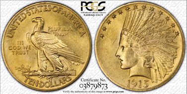 1915 $10 MS63