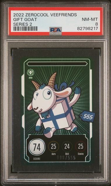 VeeFriends - 2022 Gift Goat Series 2 # Zerocool Veefriends Series 2 PSA 8
