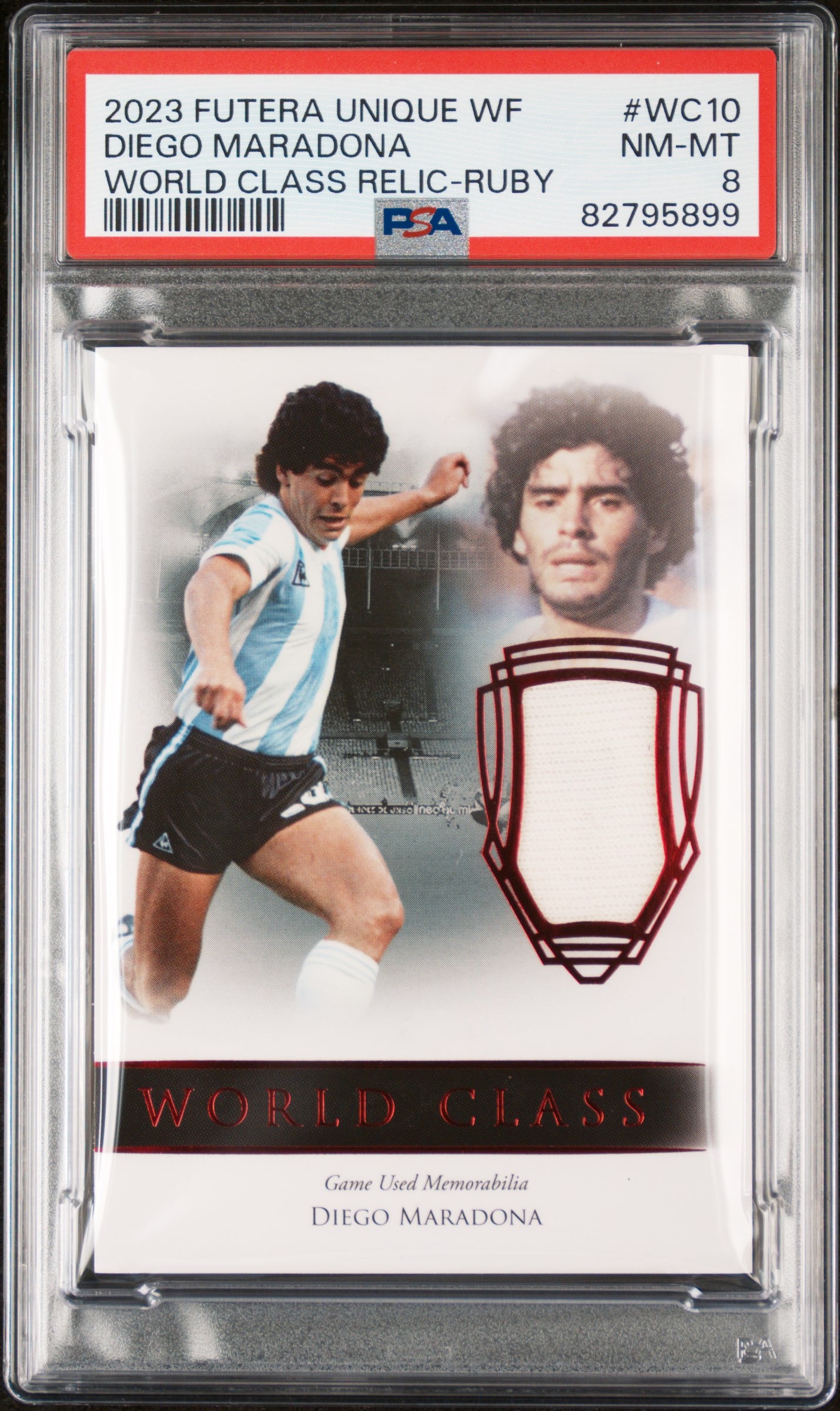 2023 DIEGO MARADONA FUTERA UNIQUE WORLD FOOTBALL WORLD CLASS