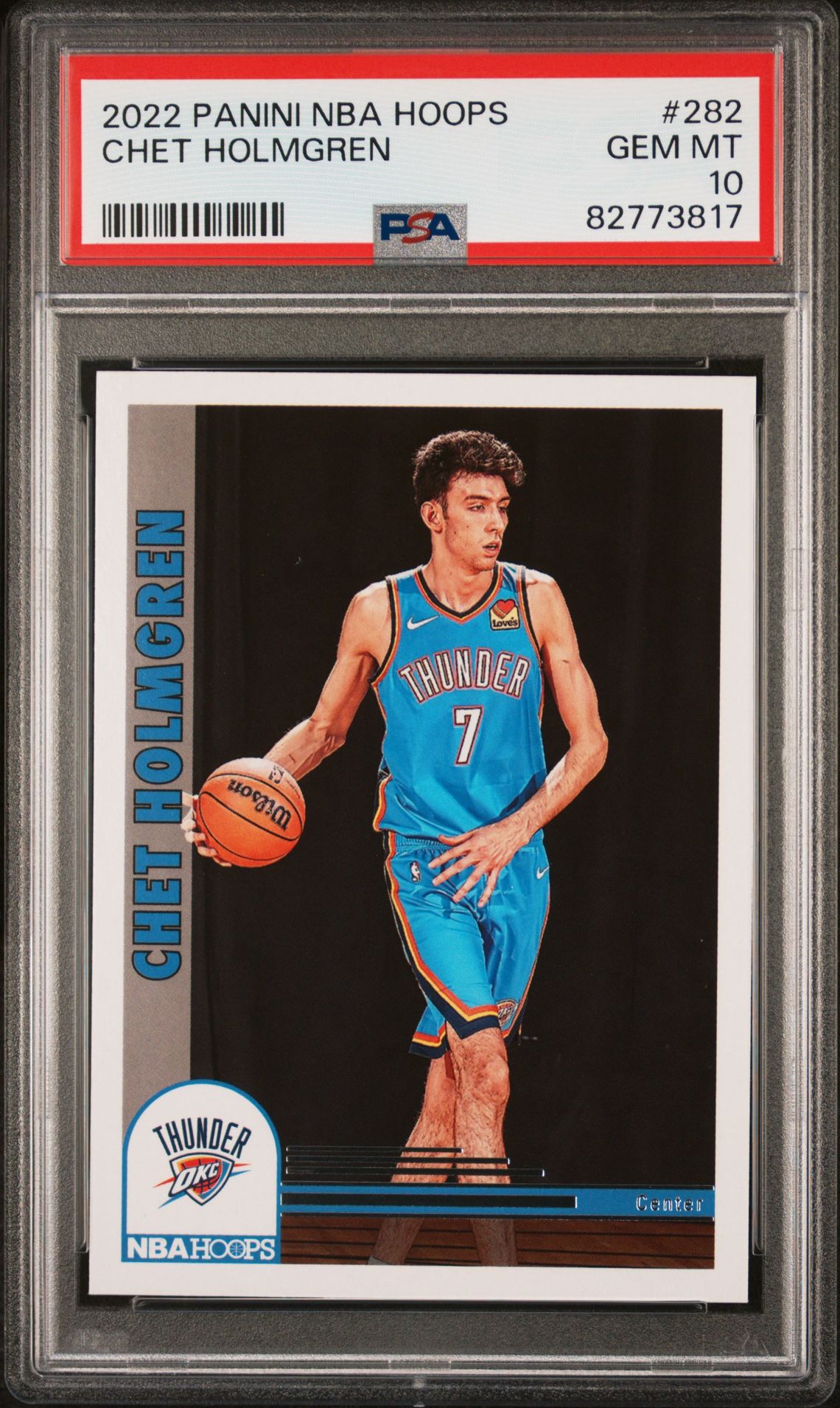 2022 Panini PANINI NBA HOOPS #282 Chet Holmgren front