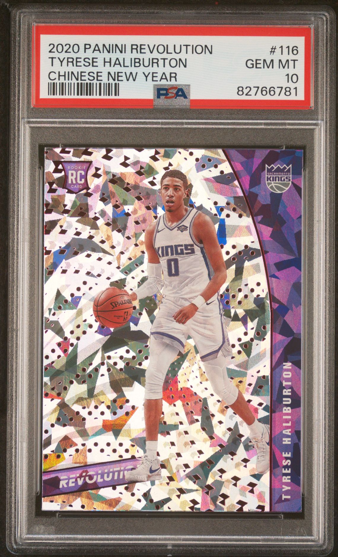 2020 Panini PANINI REVOLUTION CHINESE NEW YEAR #116 Tyrese Haliburton front