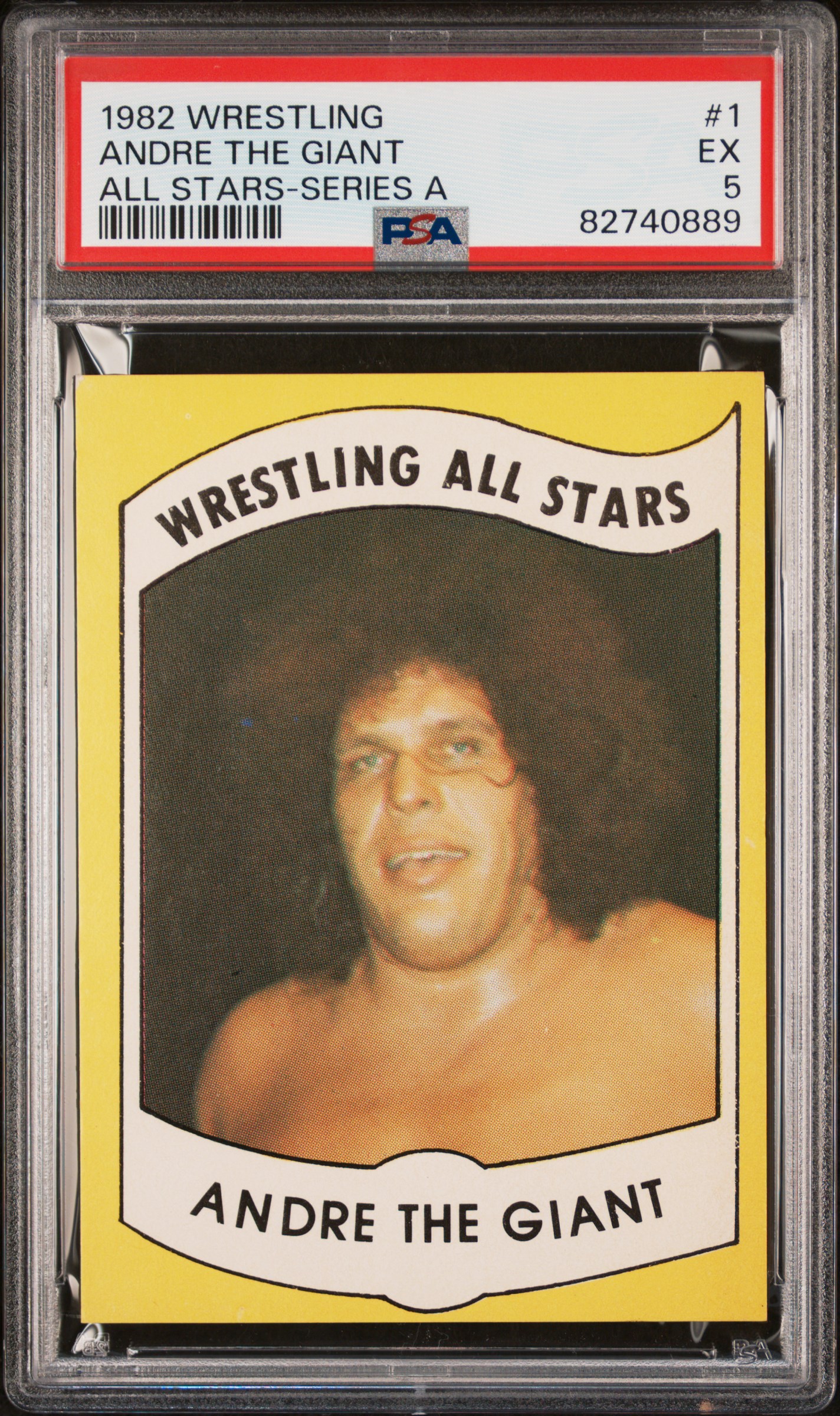 1982 Wrestling All-Stars Series A 1 Andre The Giant – PSA EX 5