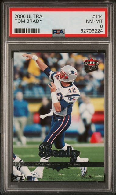 Fleer Tom Brady front