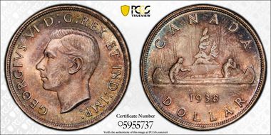 1938 S$1 MS65
