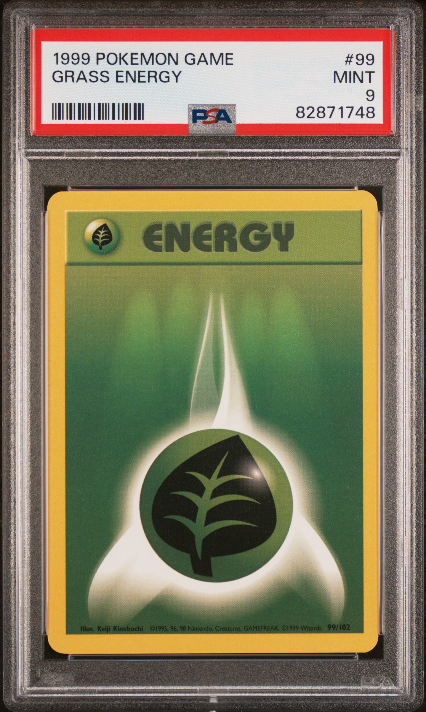 Grass Energy 1999 Pokemon Game #99 Unlimited Price Guide - Sports Card  Investor