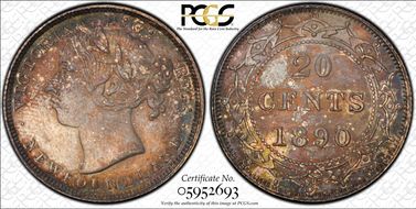 1890 20C MS64
