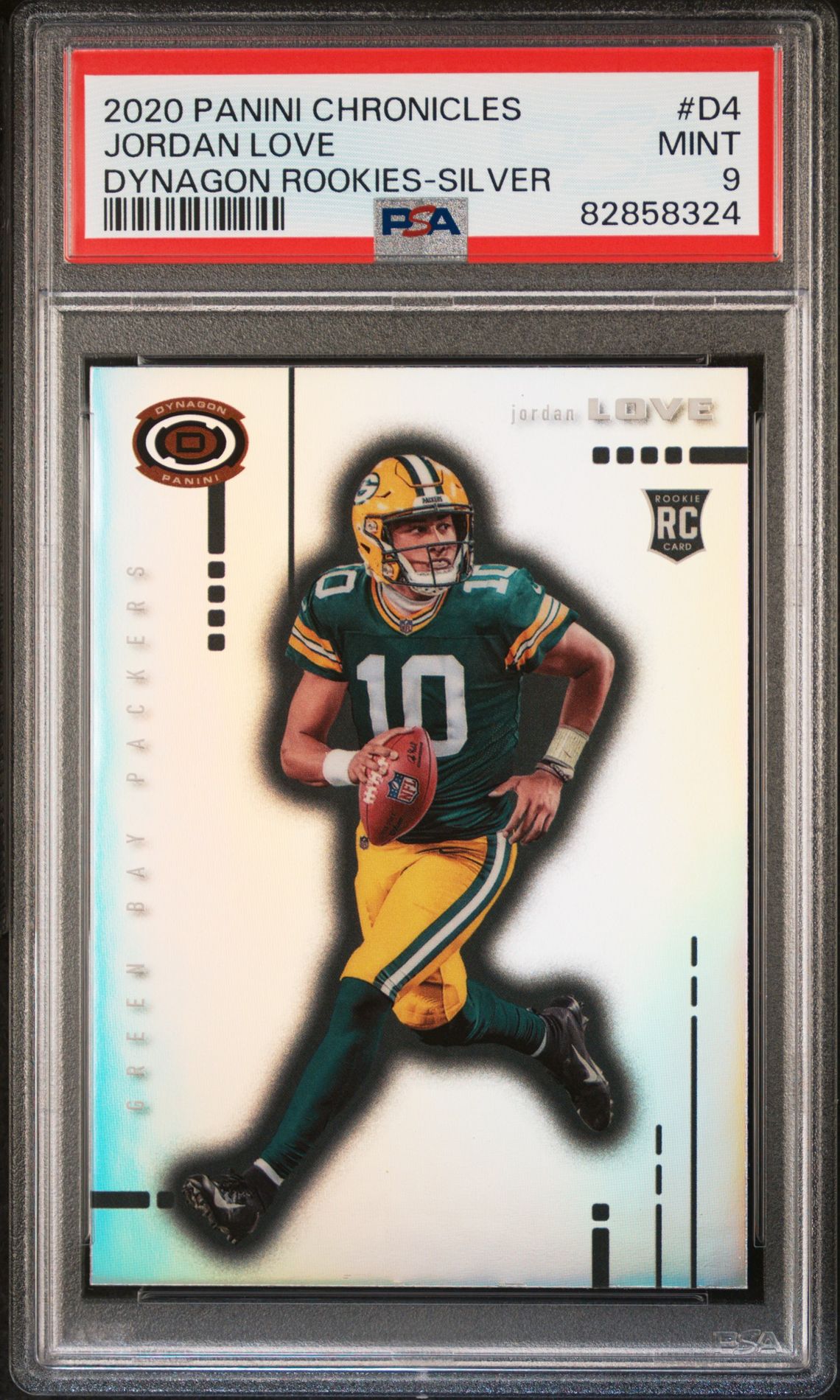 2020 Panini PANINI CHRONICLES DYNAGON ROOKIES SILVER #D4 Jordan Love front