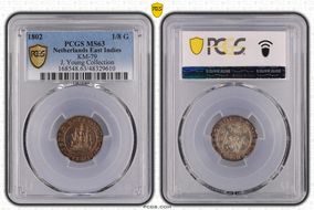 1802 1/8 G KM-79 MS63