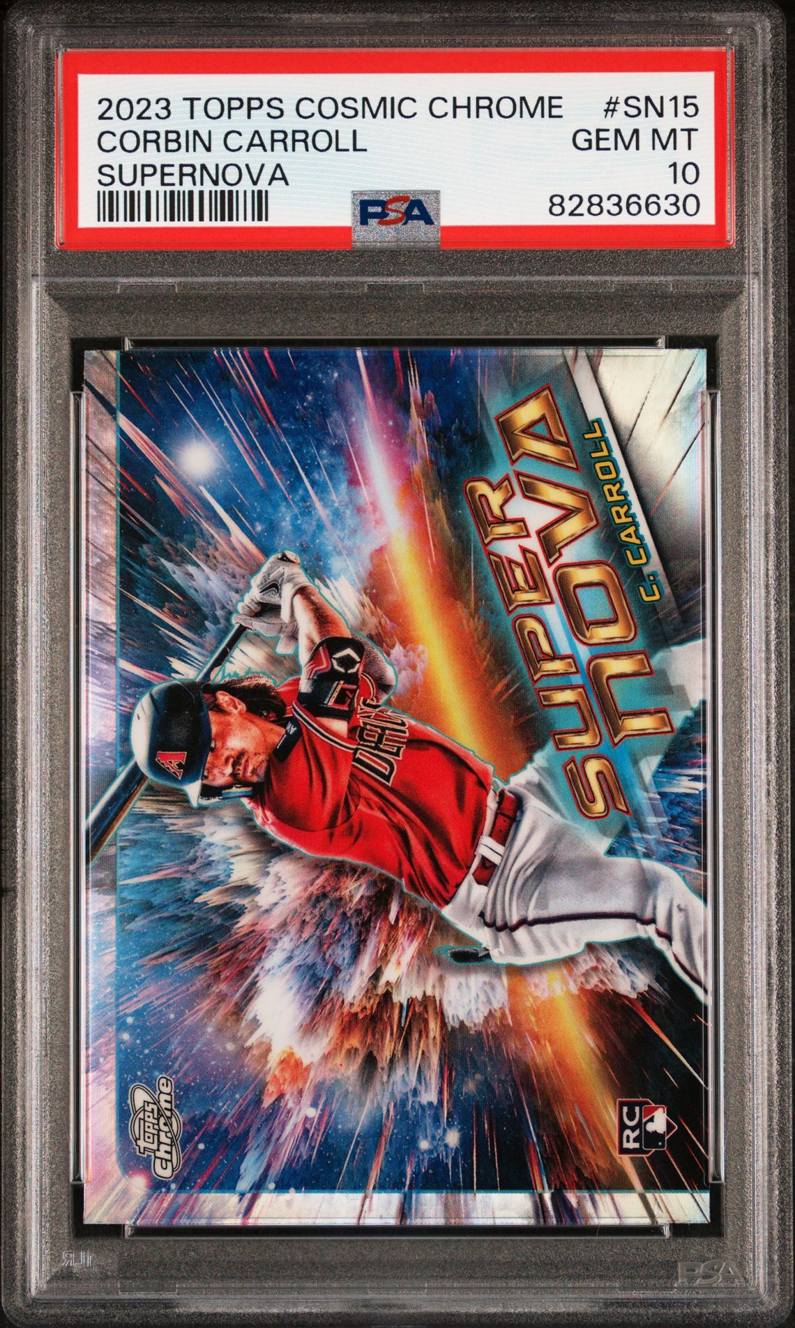 2023 Topps TOPPS COSMIC CHROME SUPERNOVA #SN15 Corbin Carroll front