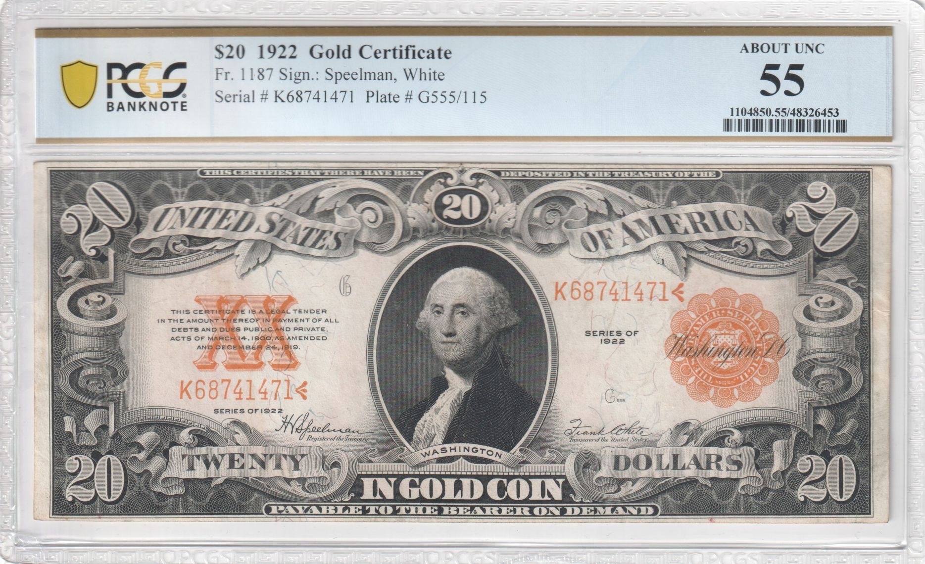 PCGS Certificate Verification Banknote Details For Cert #48326453