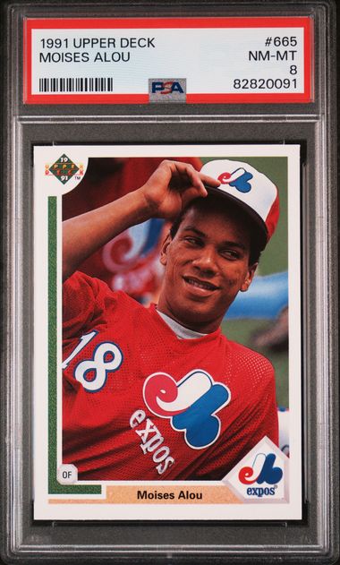 1991 Upper Deck UPPER DECK #665 Moises Alou front