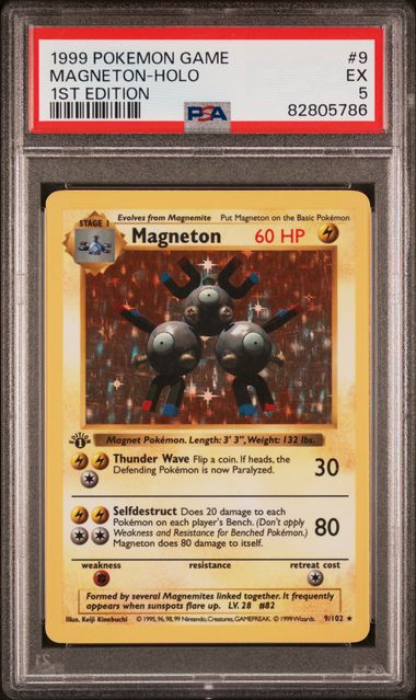 Top 1999 Pokemon card Magneton