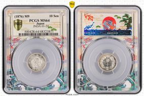 (1876) M9 10 Sen JNDA 01-24 MS64