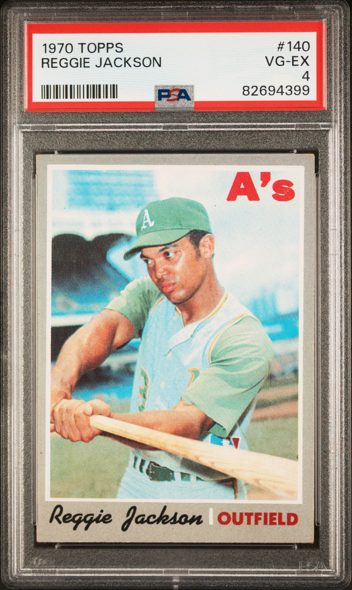 1970 Topps TOPPS #140 Reggie Jackson front
