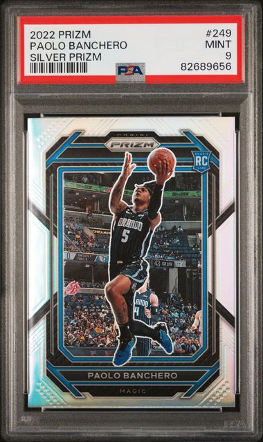 2022-23 Panini Prizm Silver Prizm #249 Paolo Banchero Rookie Card