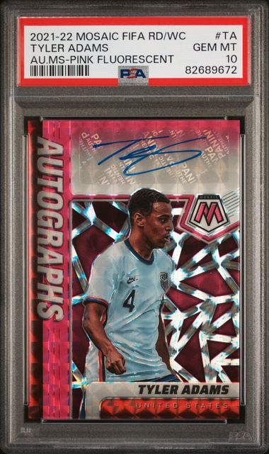 2021-2022 Panini Mosaic Fifa Road To World Cup Autographs Mosaic