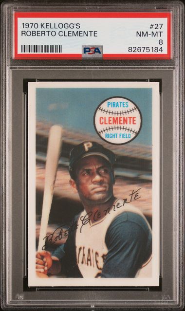 1970 Kellogg'S #27 Roberto Clemente front